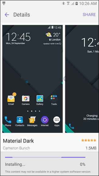 Wie Sie das Thema des Samsung-Telefons nach Galaxy Themes ändern