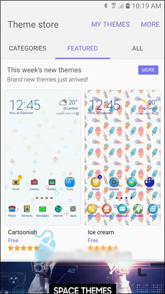 Wie Sie das Thema des Samsung-Telefons nach Galaxy Themes ändern