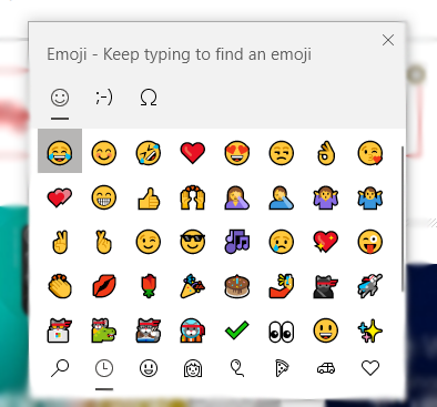 Wie Sie das Windows 10 Emoji in Browsern und Word verwenden