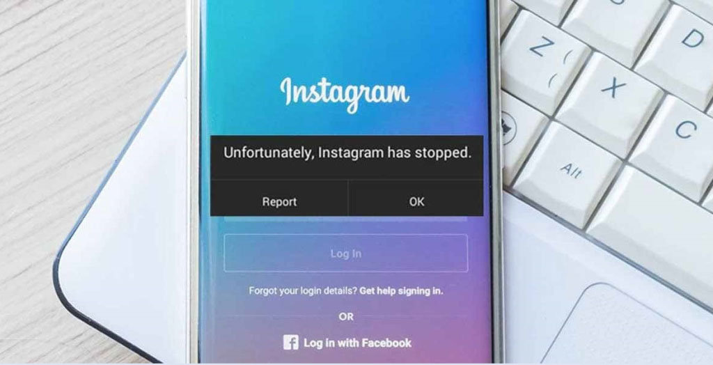 Wie lösen sie fehler "Leider hat Instagram aufgehört" in Android