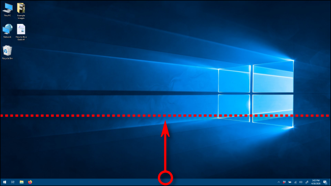 Die Größe der Taskleiste in Windows 10 ändern (höhe, breite)