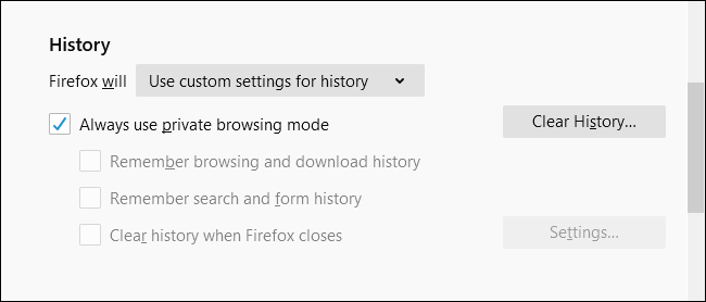 Wie der Privater Modus in Firefox dauerhaft aktivieren