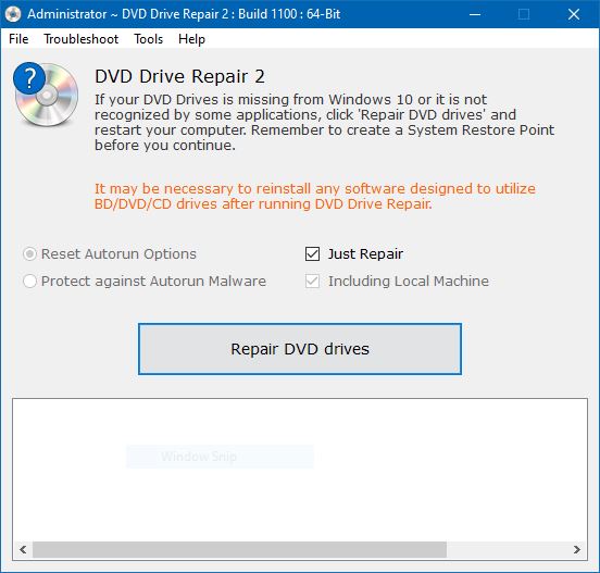 DVD-Laufwerk verschwunden Windows 10, 8, 7 nicht angezeigt